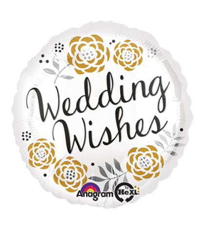 17 Wedding Wishes One Image Balloon Sdn Bhd