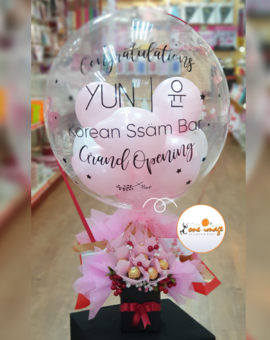 Valentine's Day Classic Aqua Balloon Chocolate Bouquet – One Image Balloon  Sdn Bhd
